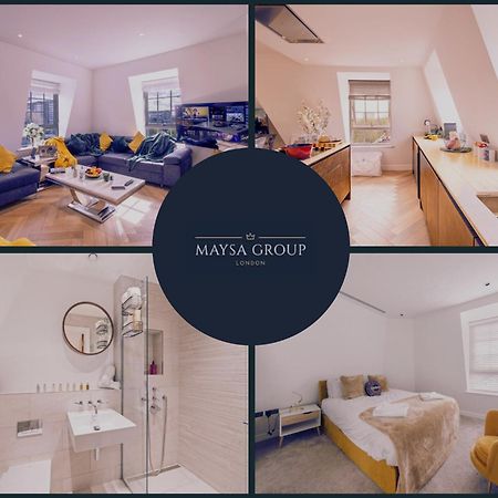 Elegant 3-Bedroom Penthouse In Marble Arch 70 Londýn Exteriér fotografie