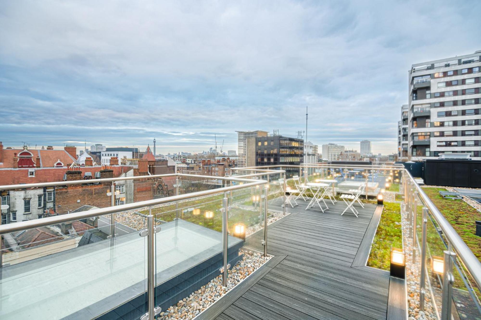 Elegant 3-Bedroom Penthouse In Marble Arch 70 Londýn Exteriér fotografie