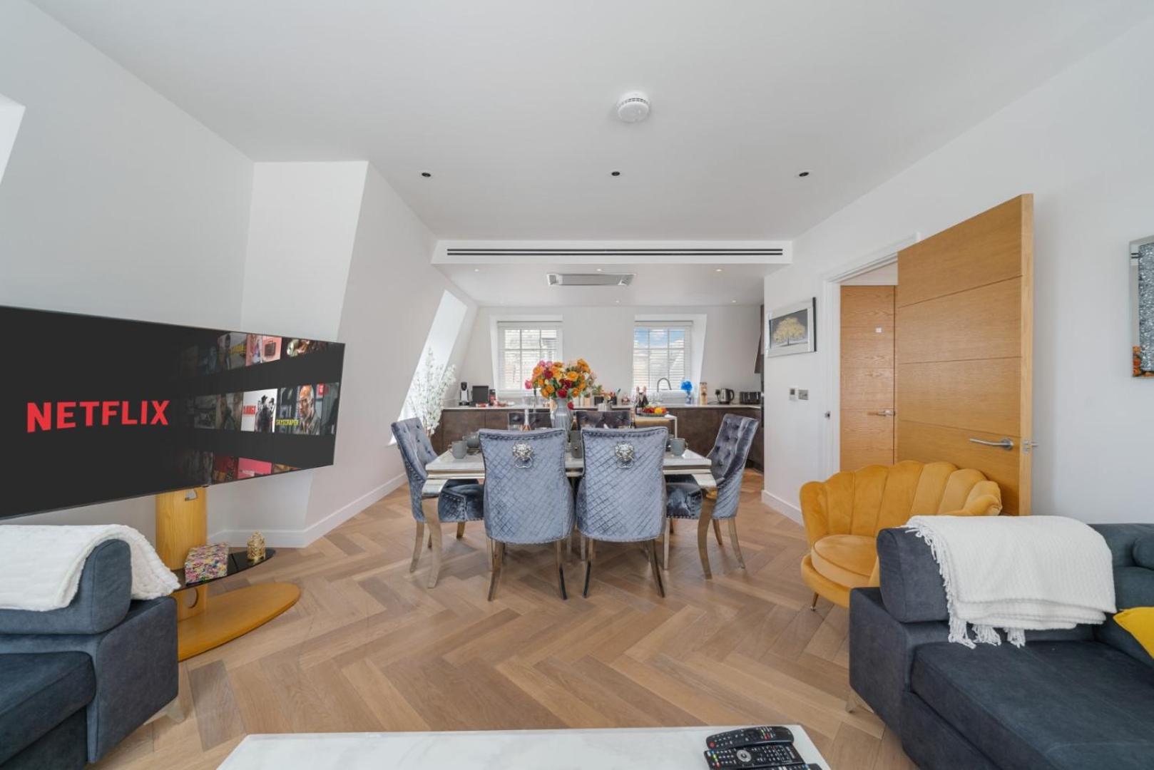 Elegant 3-Bedroom Penthouse In Marble Arch 70 Londýn Exteriér fotografie