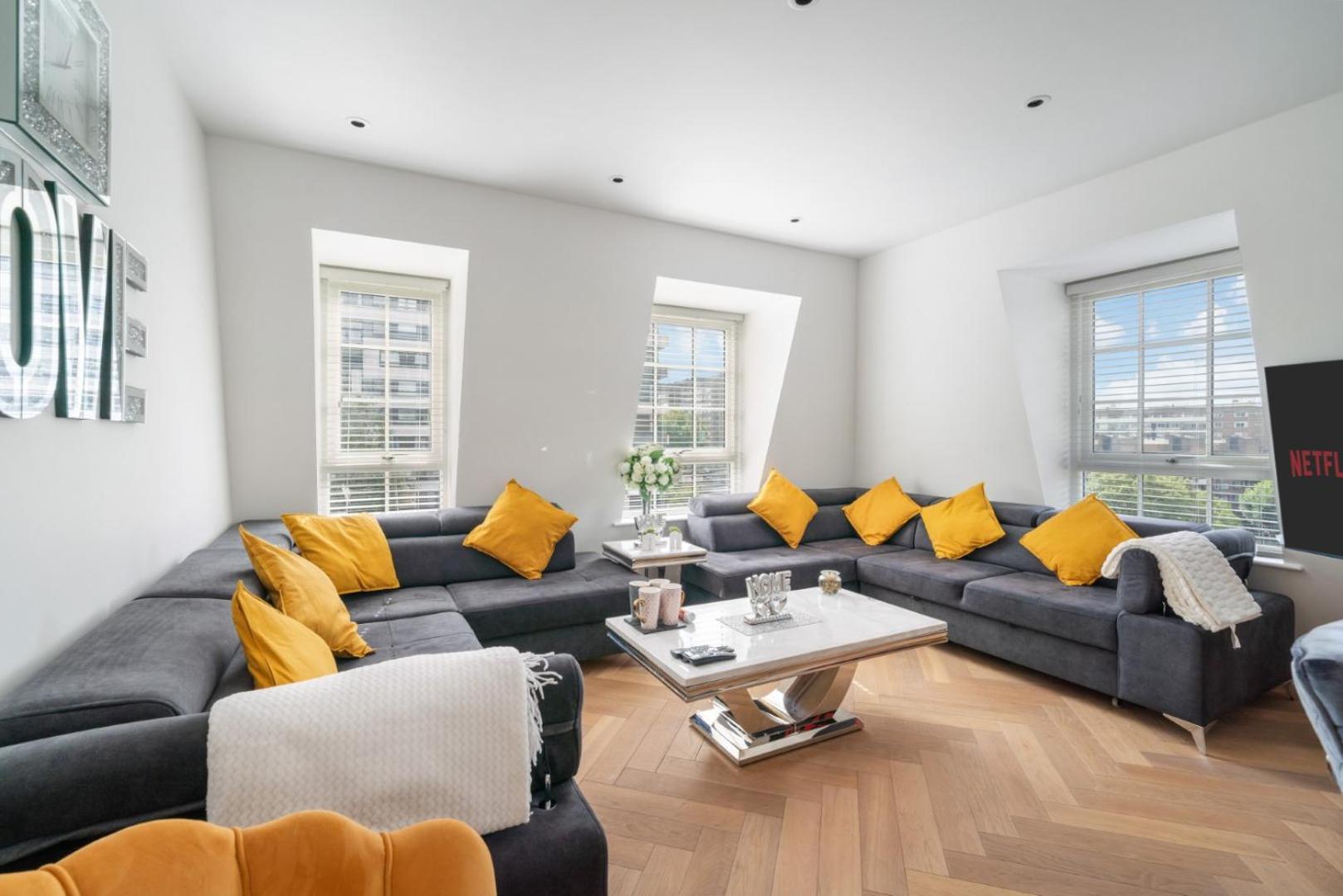 Elegant 3-Bedroom Penthouse In Marble Arch 70 Londýn Exteriér fotografie