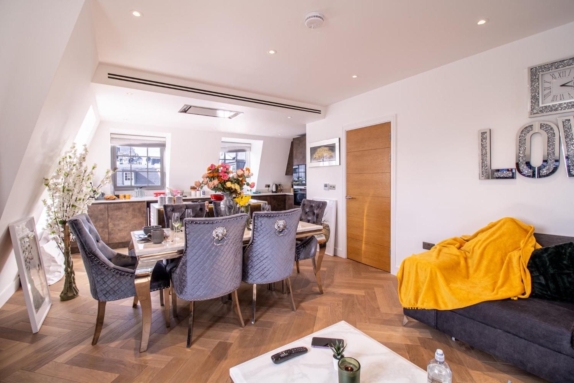 Elegant 3-Bedroom Penthouse In Marble Arch 70 Londýn Exteriér fotografie