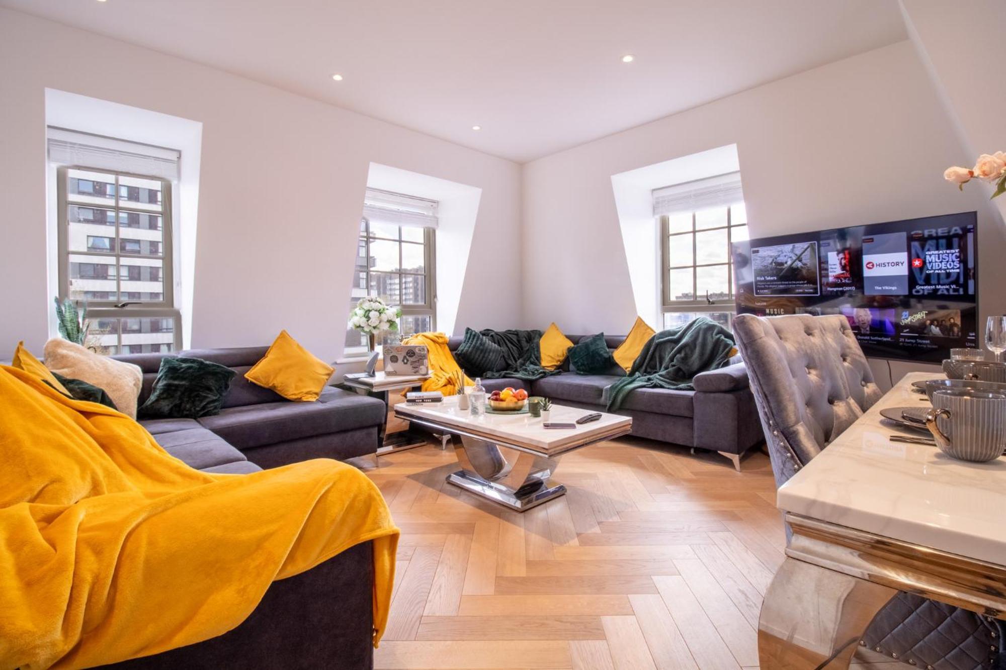 Elegant 3-Bedroom Penthouse In Marble Arch 70 Londýn Exteriér fotografie