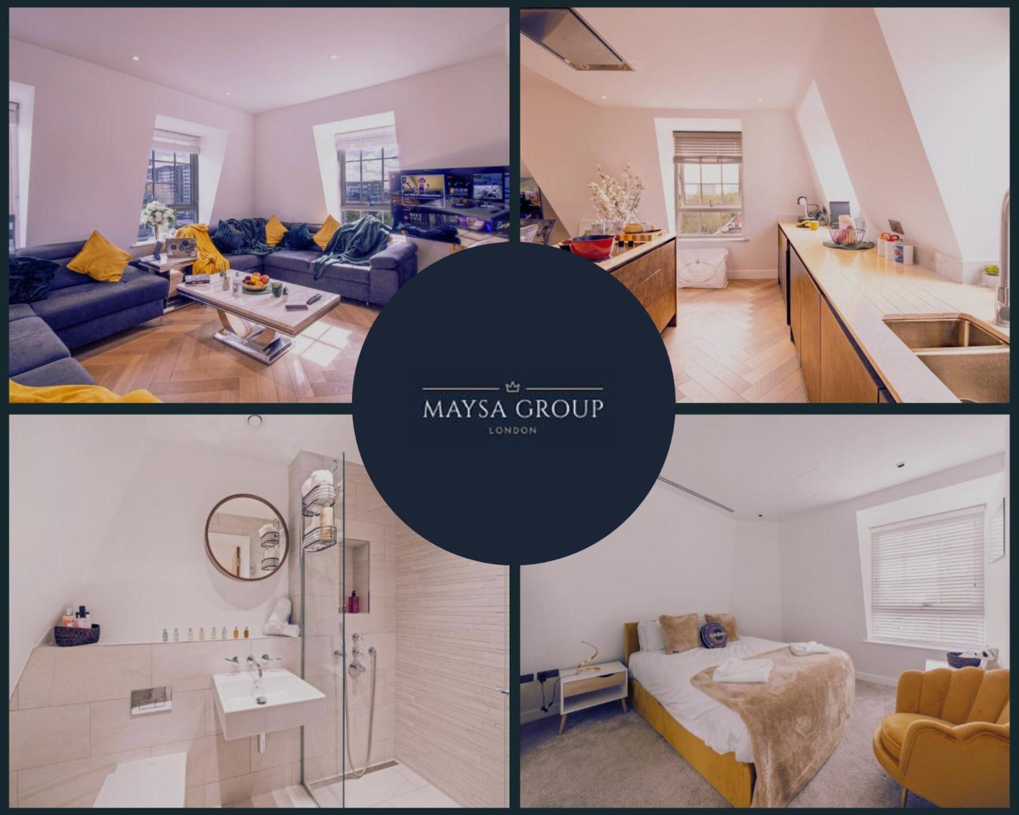 Elegant 3-Bedroom Penthouse In Marble Arch 70 Londýn Exteriér fotografie